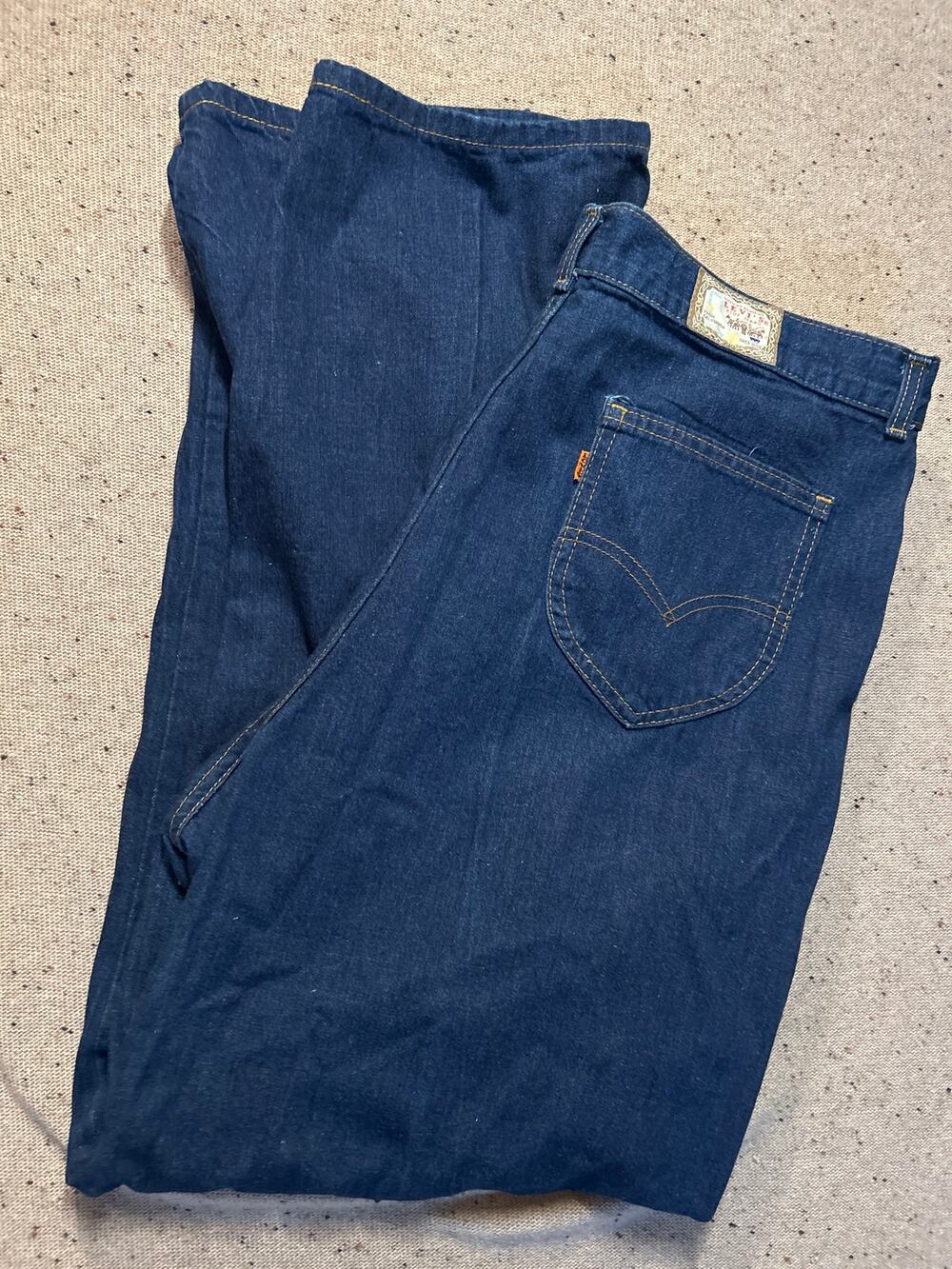 VTG Pleated Orange Tab Levi's Pleated Women's 36-38